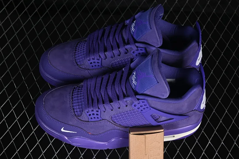 All categories Air Jordan Jordan series basketball shoes Air Jordan 4 Nigel Sylvester x Air Jordan 4 Retro "Purple" AJ4 Joe 4 joint blue brick HF4340-500